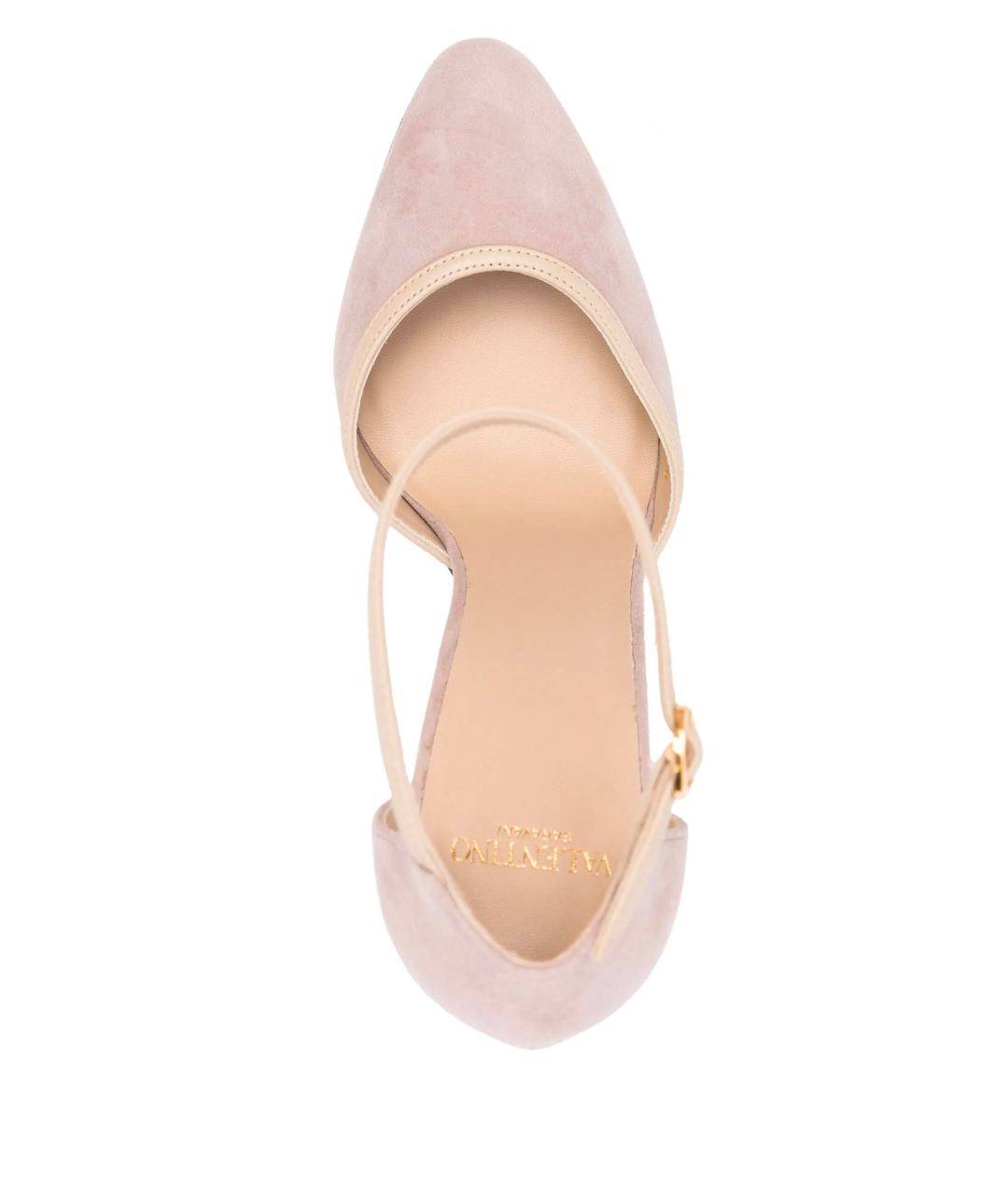VALENTINO Розовые замшевые туфли, фото 4
