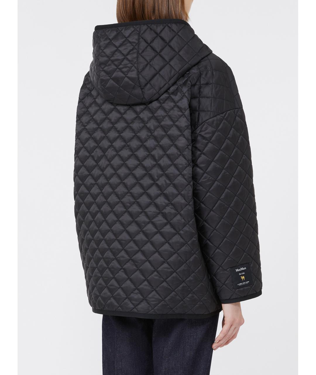 MAX MARA Черная полиэстеровая куртка, фото 3