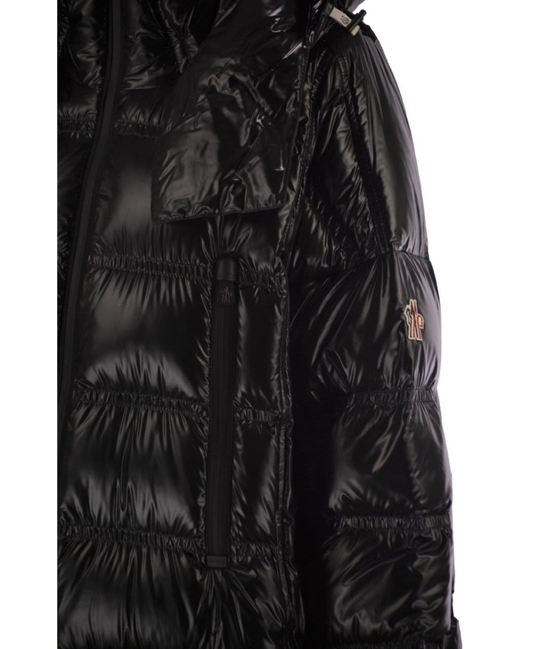 MONCLER Черная полиамидовая куртка, фото 4