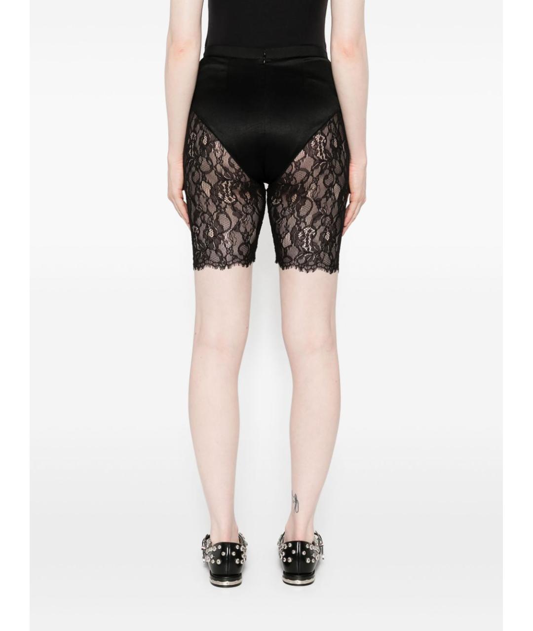 ALEXANDER MCQUEEN Черные ацетатные шорты, фото 4