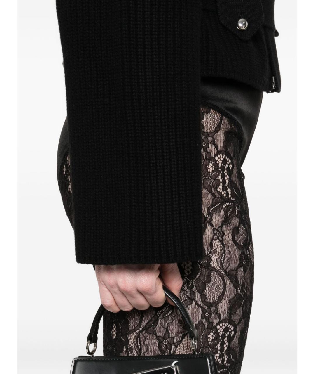 ALEXANDER MCQUEEN Черные ацетатные шорты, фото 5