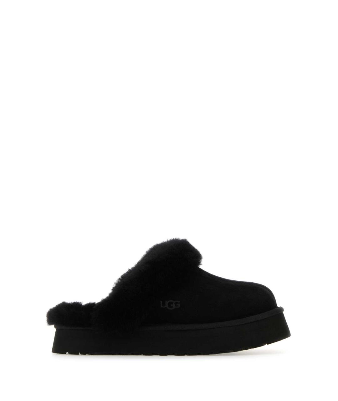 UGG AUSTRALIA Черные замшевые сабо, фото 1