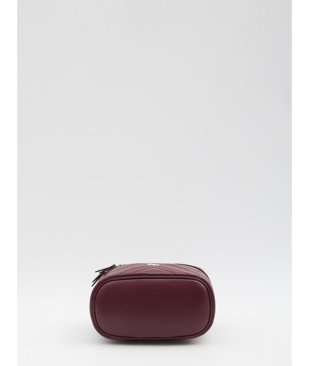 GUCCI Красная кожаная сумка с короткими ручками, фото 3