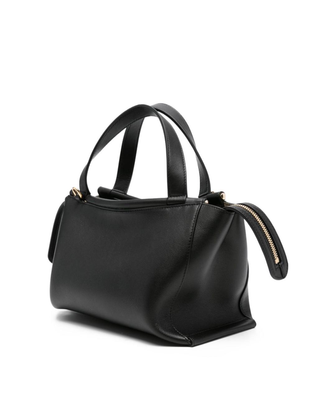 WANDLER Черная кожаная сумка тоут, фото 5