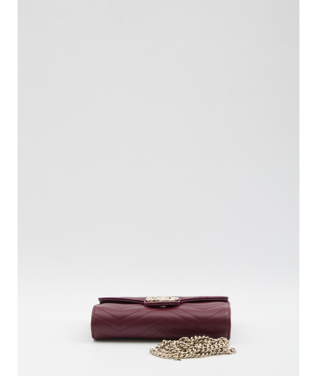 GUCCI Красная кожаная сумка с короткими ручками, фото 3