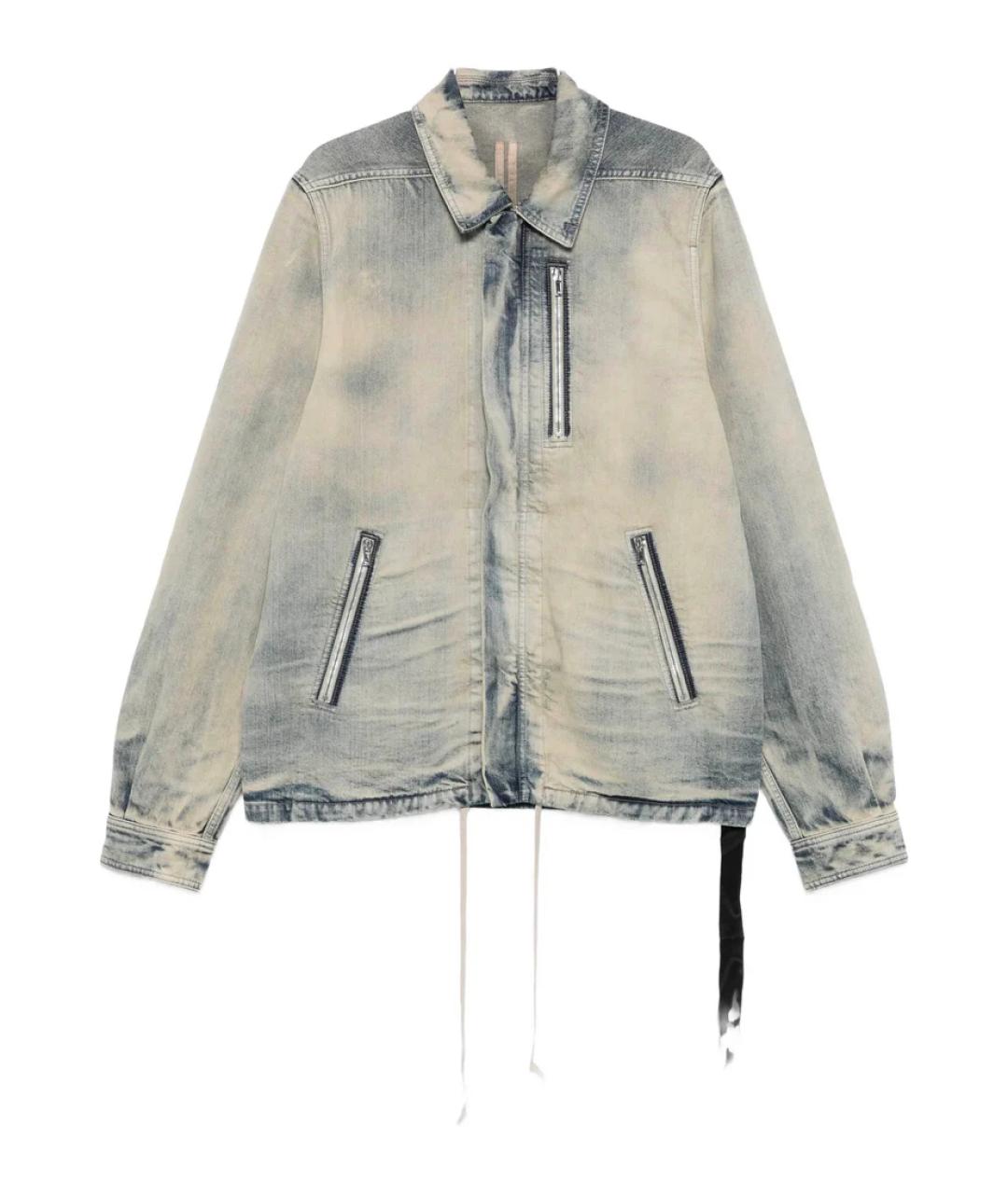 RICK OWENS DRKSHDW Синяя хлопковая куртка, фото 1