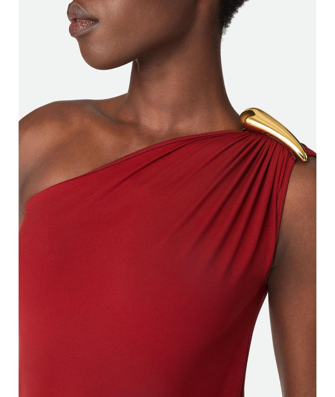 BOTTEGA VENETA Красный полиамидовый купальник, фото 5