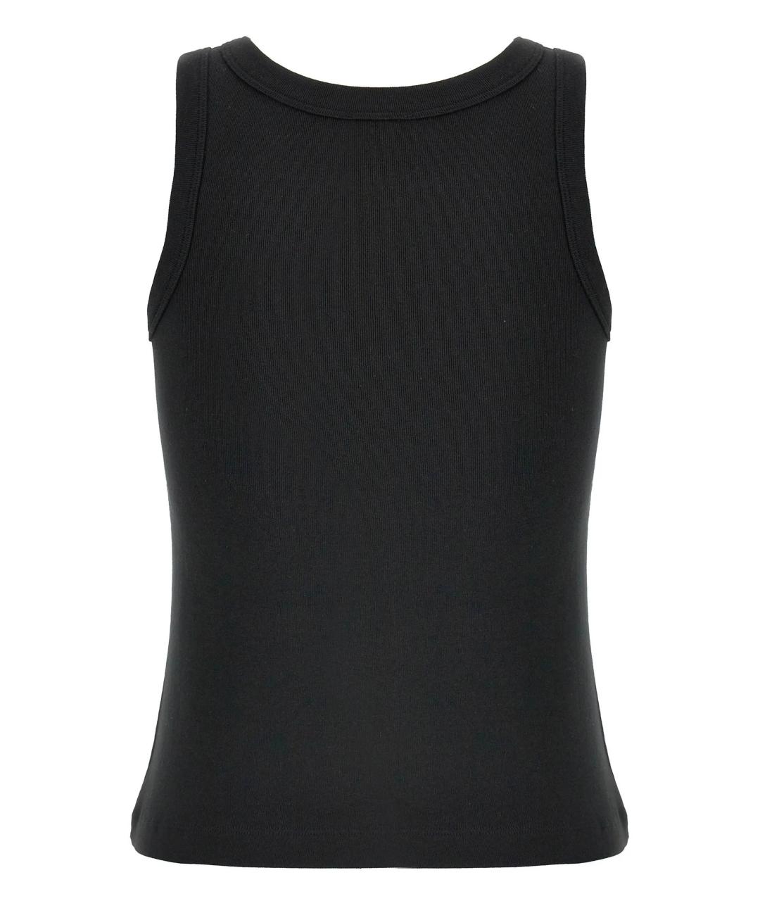 KENZO Черная хлопковая майка, фото 2