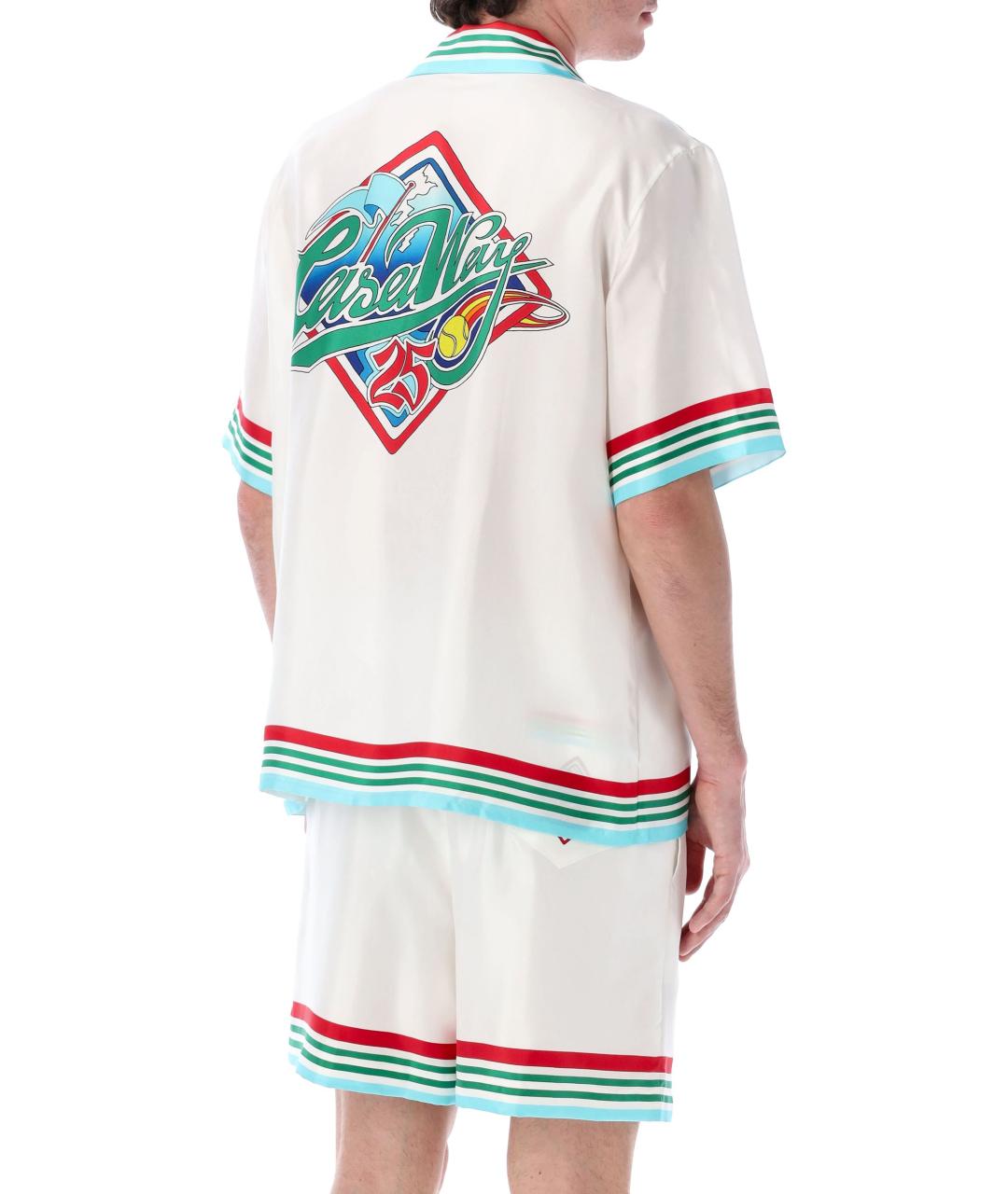 CASABLANCA Белая шелковая кэжуал рубашка, фото 3