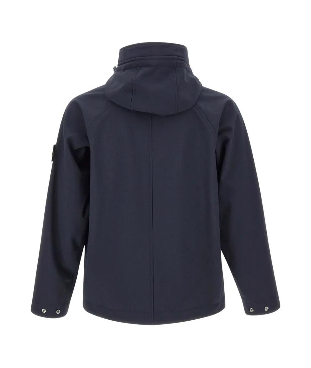 STONE ISLAND Синяя полиэстеровая куртка, фото 3