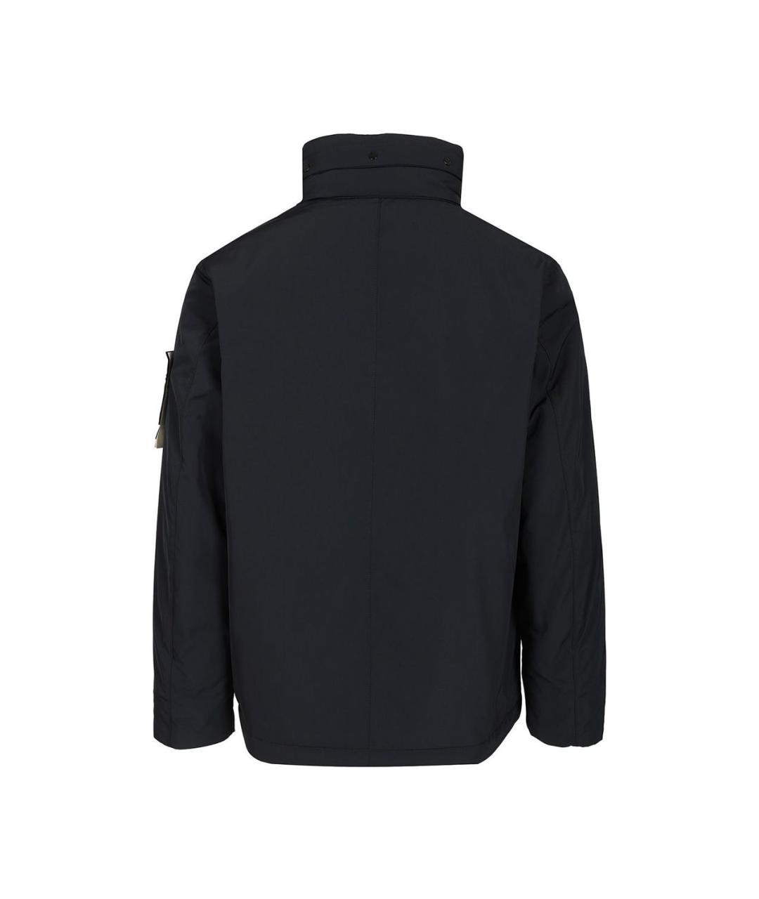 STONE ISLAND Темно-синяя полиэстеровая куртка, фото 2