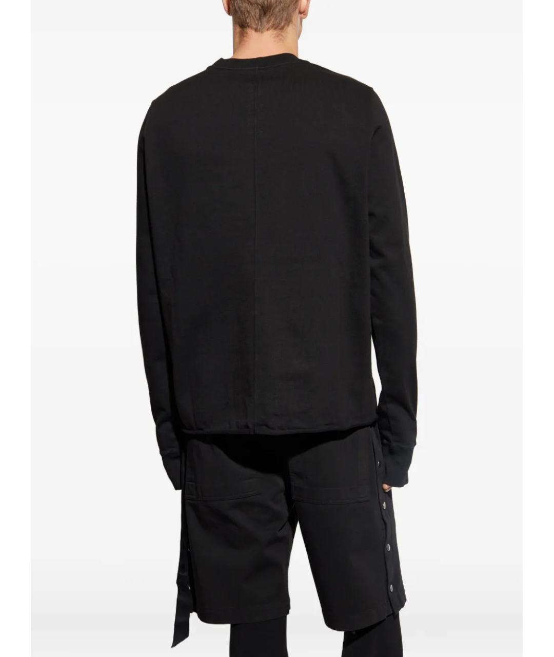 RICK OWENS DRKSHDW Черный хлопковый джемпер / свитер, фото 4