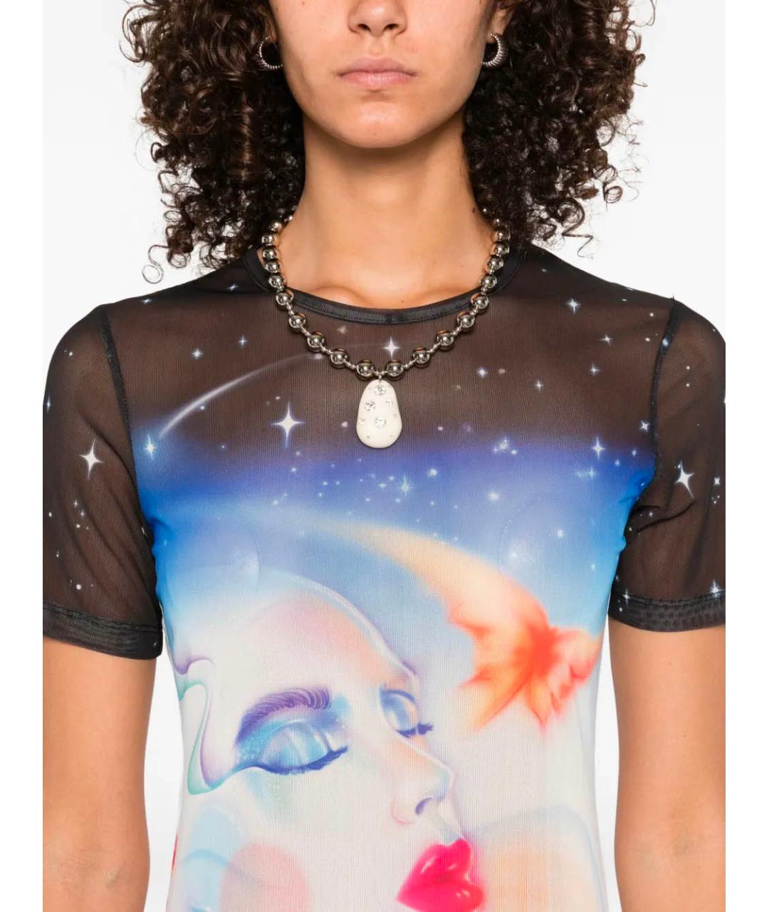 CASABLANCA Мульти полиэстеровое повседневное платье, фото 5