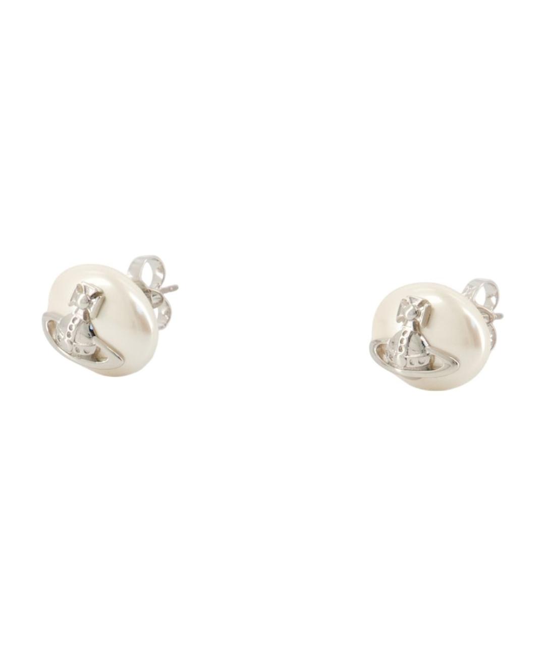 VIVIENNE WESTWOOD Серебряные металлические серьги, фото 2