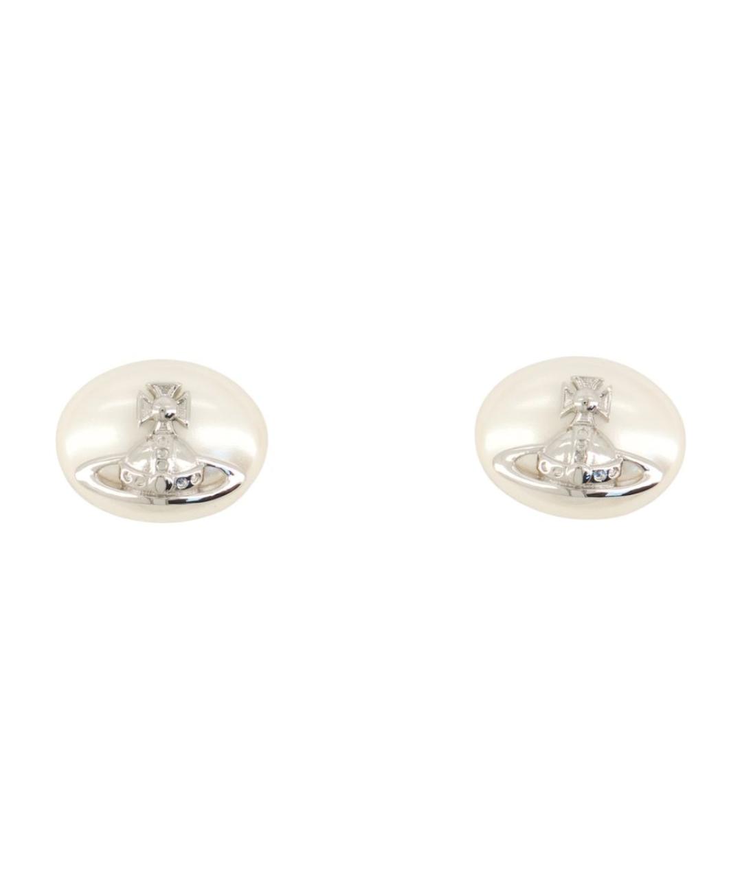 VIVIENNE WESTWOOD Серебряные металлические серьги, фото 1