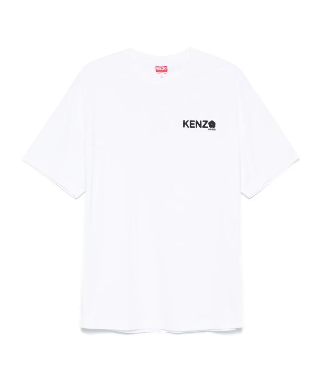 KENZO Белая хлопковая футболка, фото 1