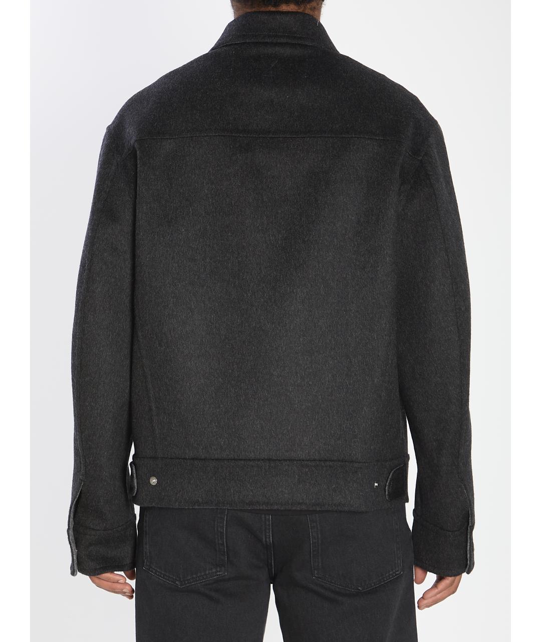 Ami Paris Серая шерстяная куртка, фото 5