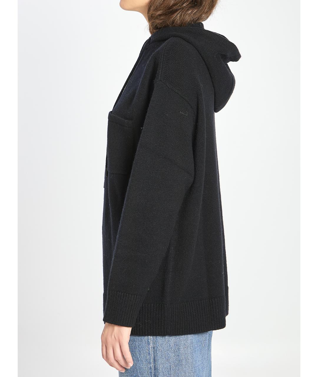 MAX MARA Черный шерстяной джемпер / свитер, фото 4