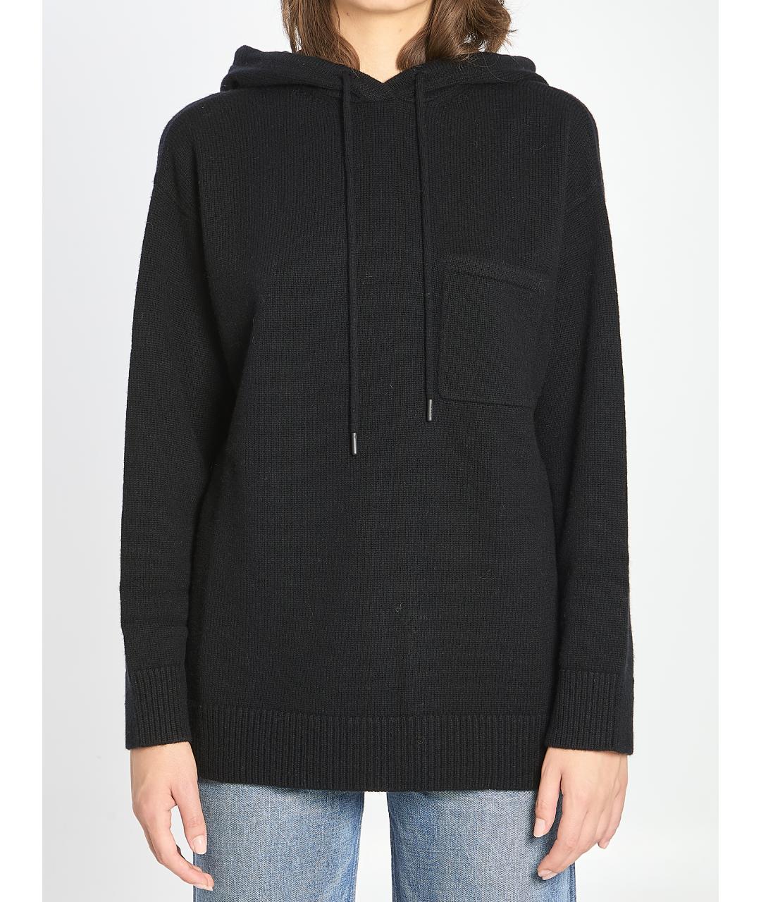 MAX MARA Черный шерстяной джемпер / свитер, фото 2