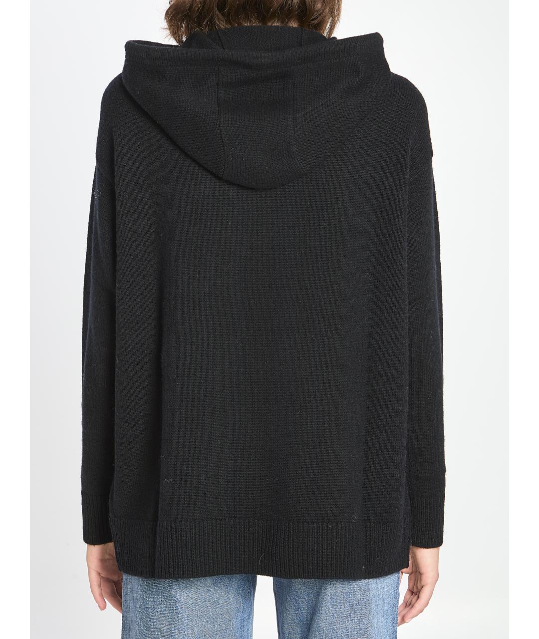 MAX MARA Черный шерстяной джемпер / свитер, фото 5