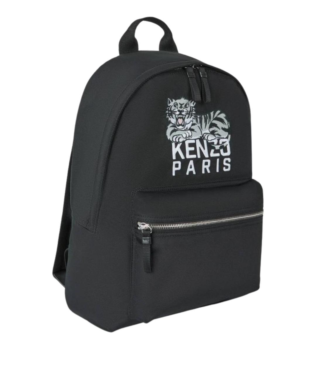 KENZO Черный синтетический рюкзак, фото 1