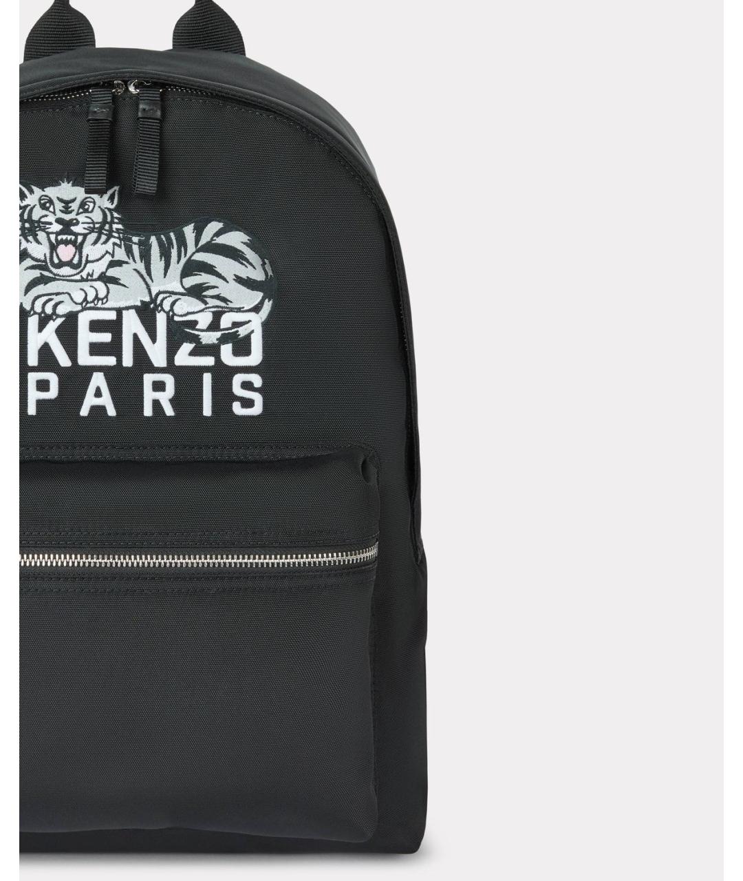 KENZO Черный синтетический рюкзак, фото 2