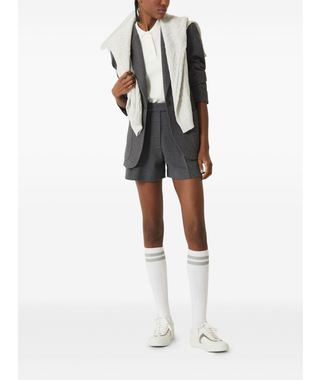 BRUNELLO CUCINELLI Белая хлопковая футболка, фото 2