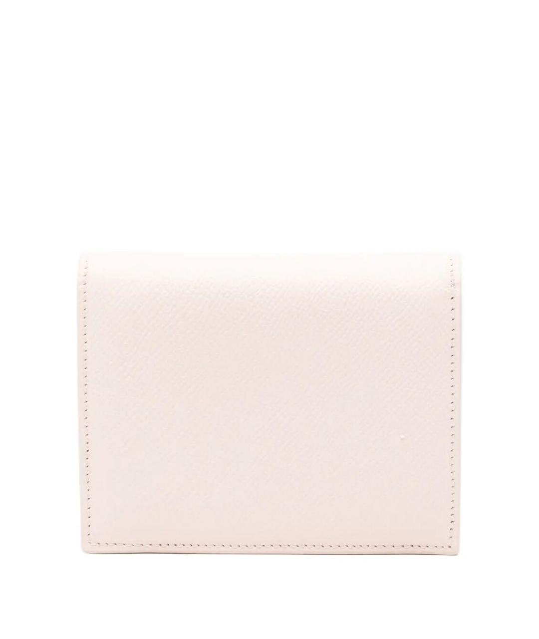 FERRAGAMO Розовый кожаный кошелек, фото 2