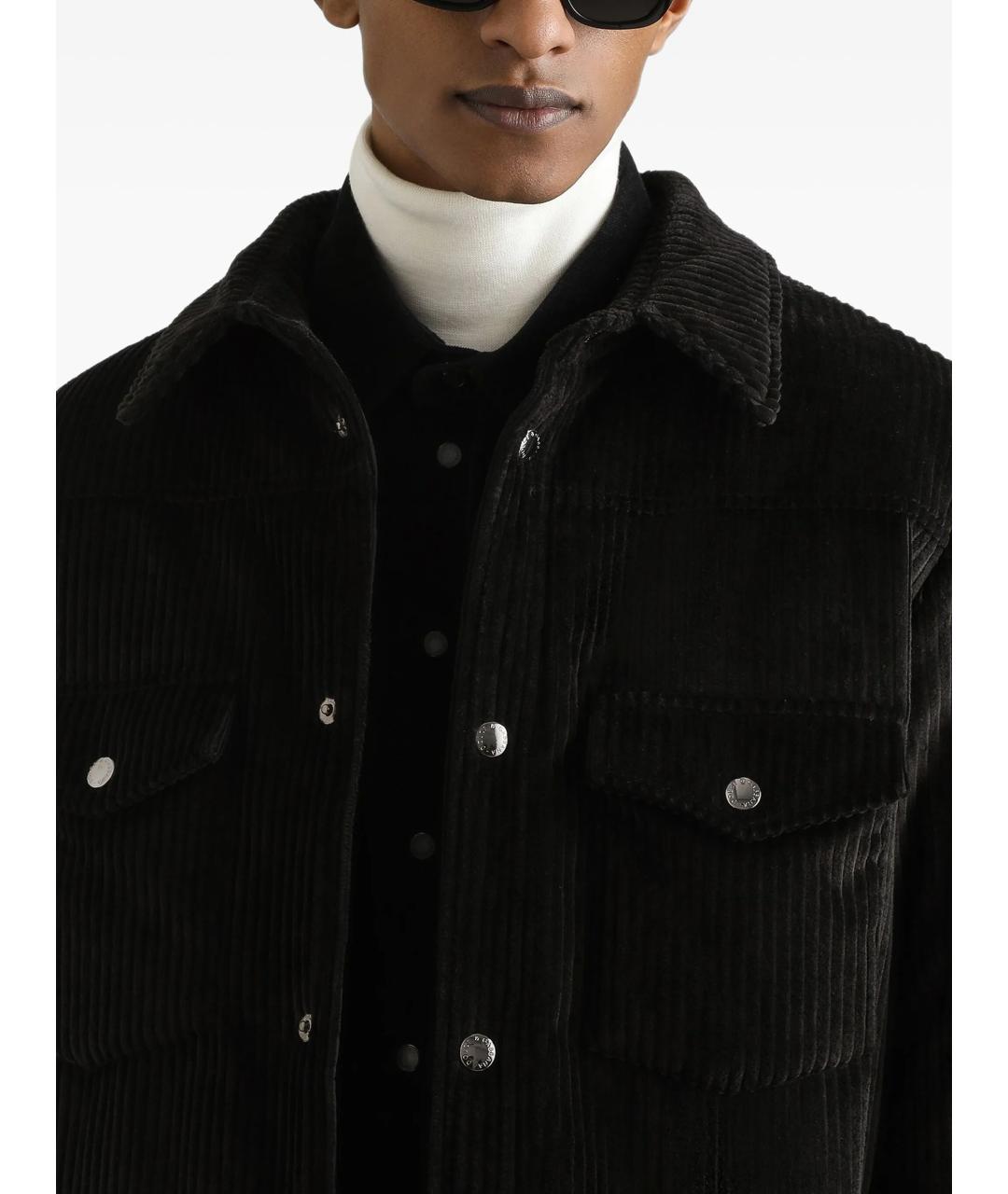 DOLCE&GABBANA Черная хлопковая куртка, фото 5