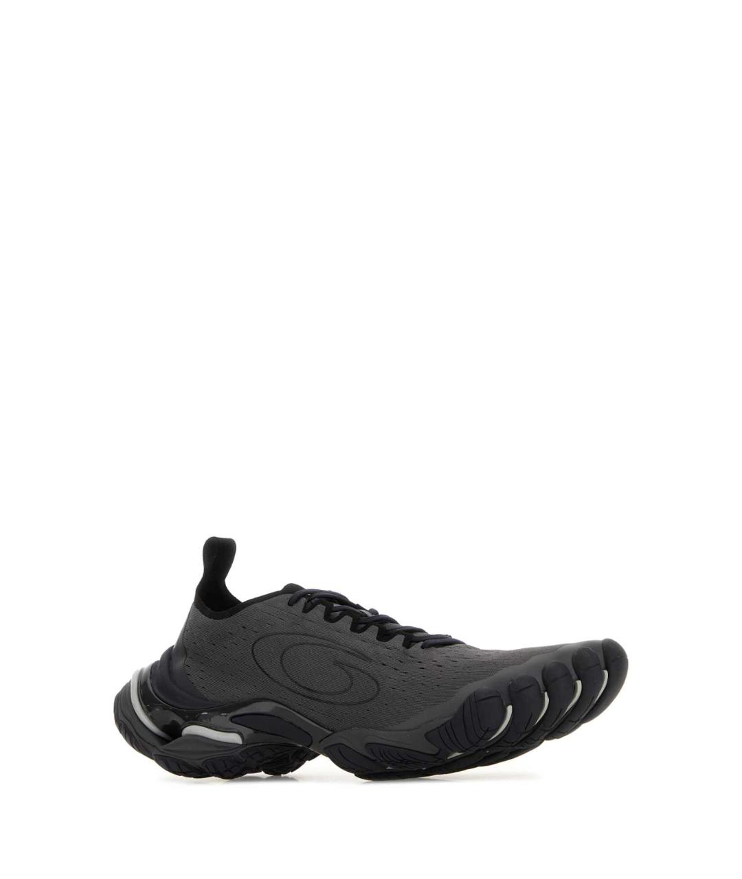 BALENCIAGA Серые синтетические низкие кроссовки / кеды, фото 2