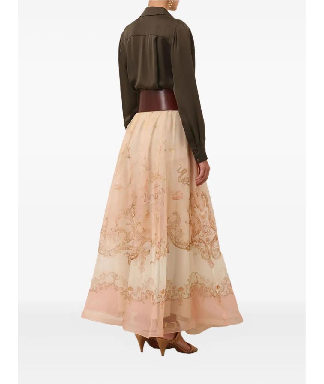 ZIMMERMANN Хаки шелковая рубашка, фото 3