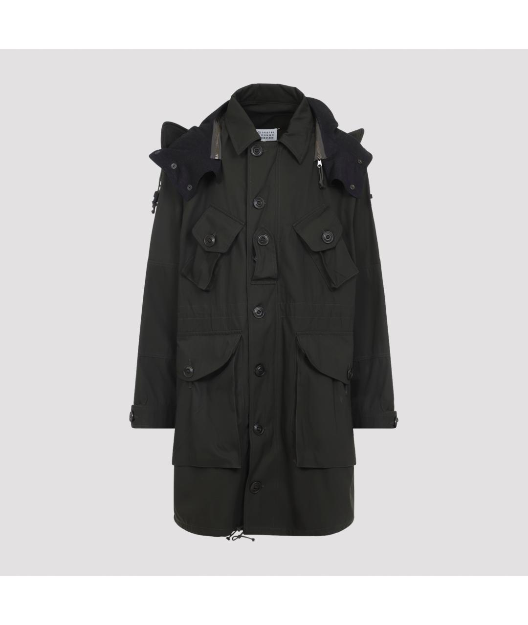 MAISON MARGIELA Зеленая хлопковая куртка, фото 2