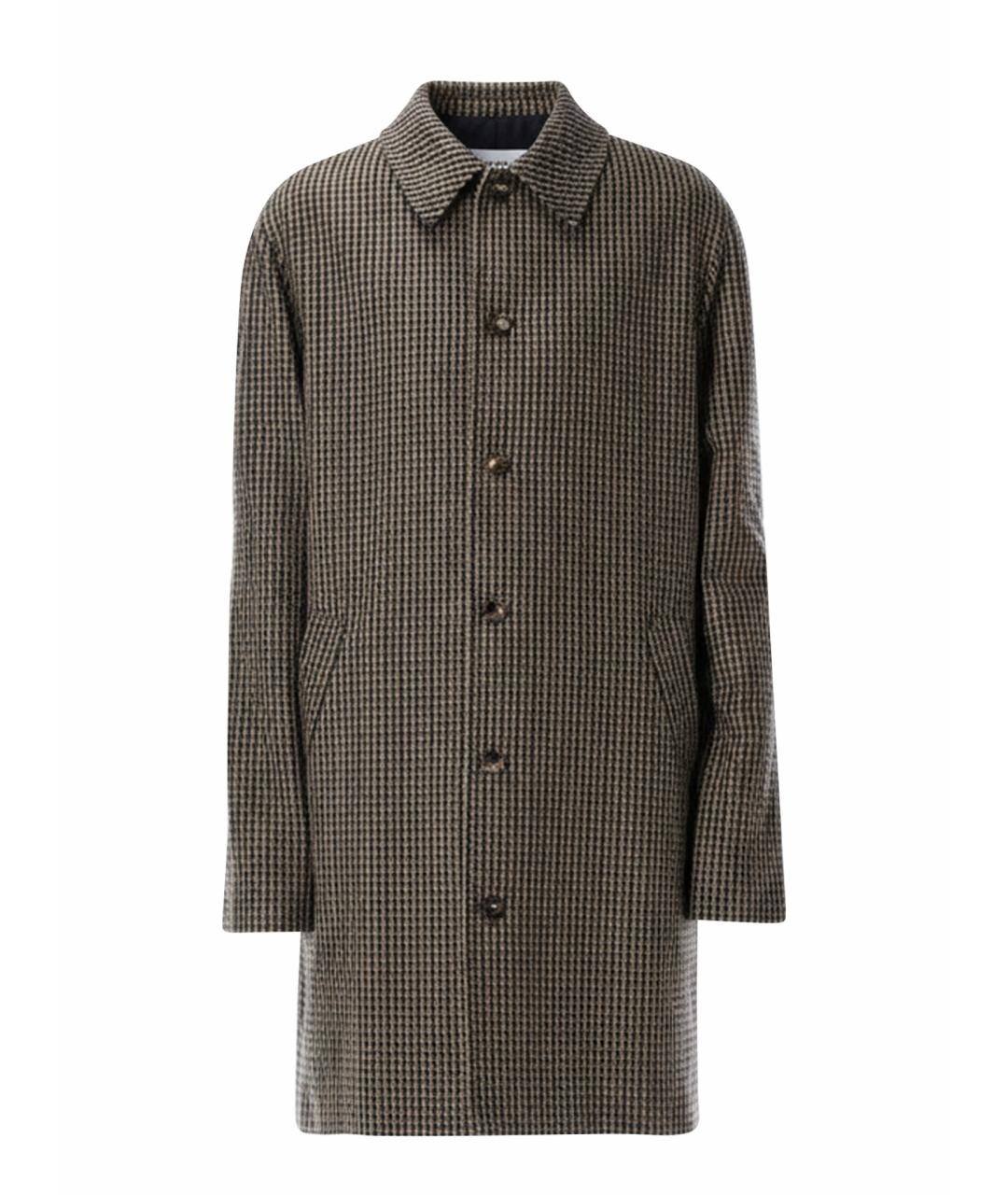 A.P.C. Коричневое шерстяное пальто, фото 1