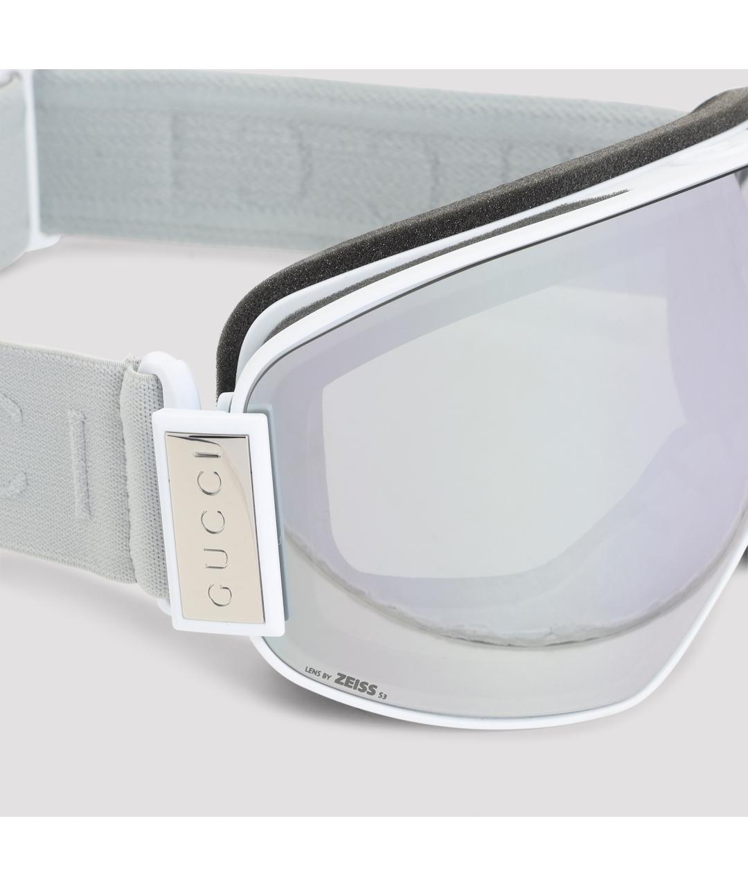 GUCCI Белые солнцезащитные очки, фото 4