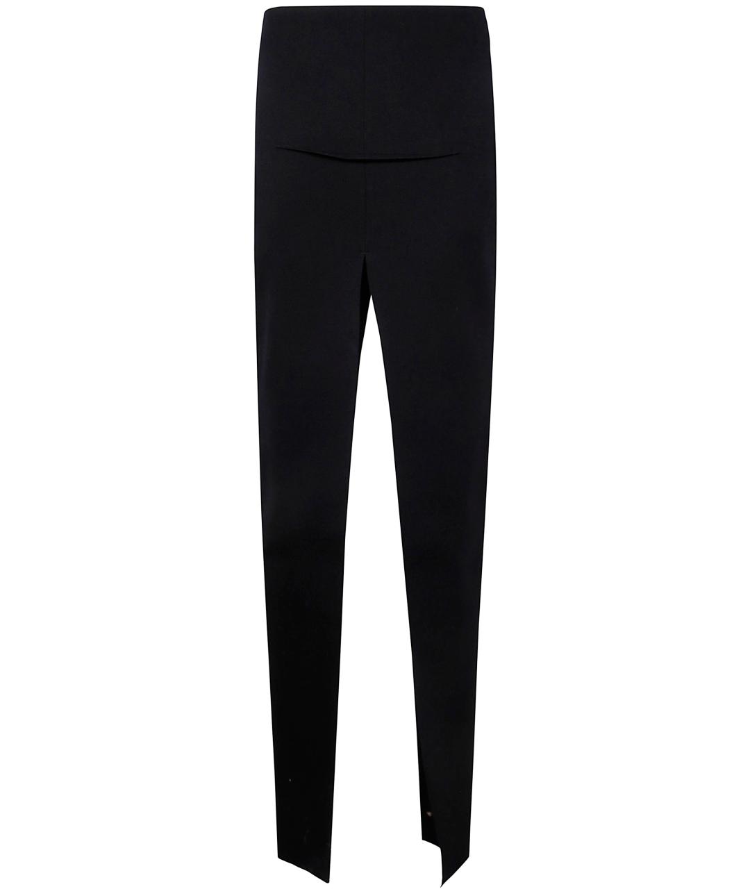 RICK OWENS Черная шерстяная юбка миди, фото 1