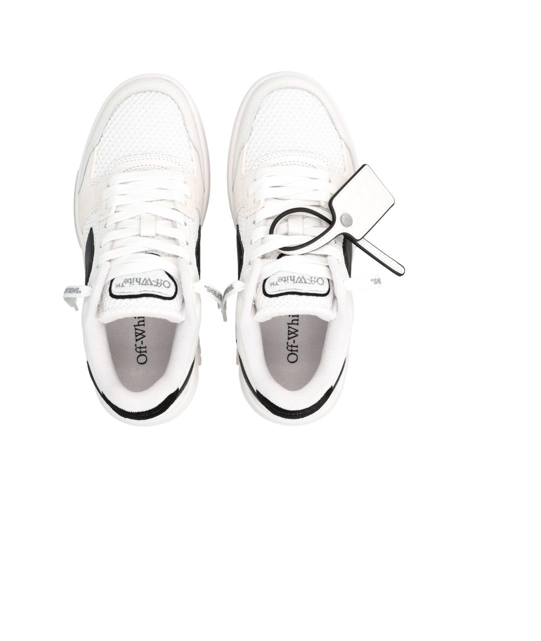 OFF-WHITE Белые синтетические кроссовки, фото 2