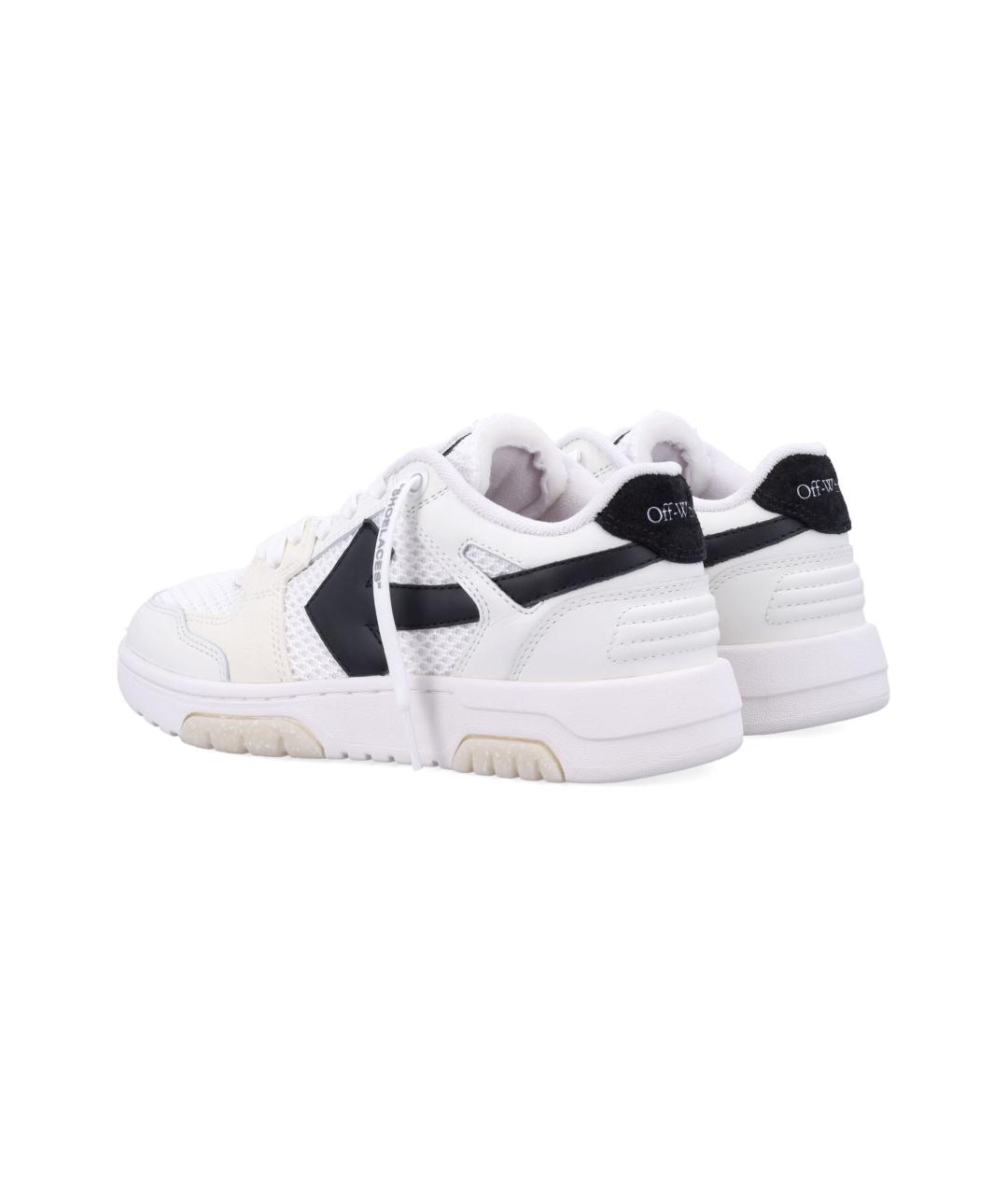 OFF-WHITE Белые синтетические кроссовки, фото 4