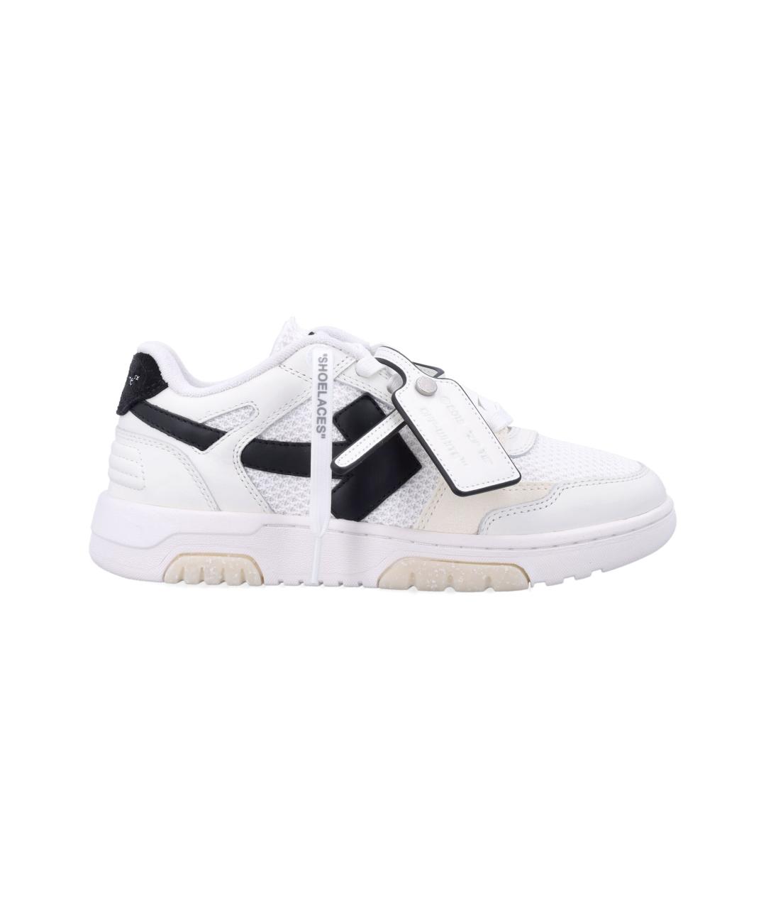 OFF-WHITE Белые синтетические кроссовки, фото 1