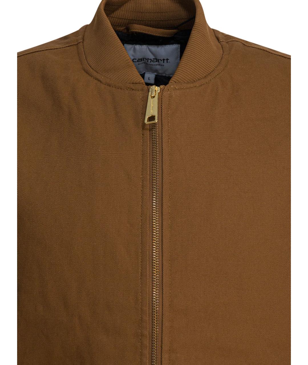 CARHARTT WIP Коричневый хлопковый жилет, фото 3