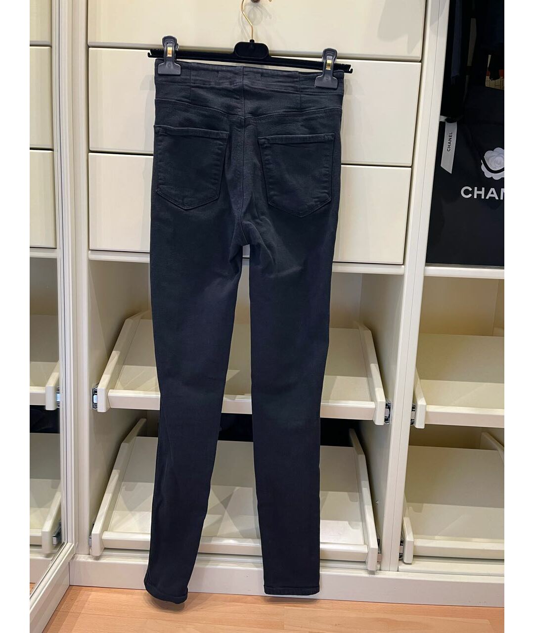 JBRAND Черные хлопковые джинсы слим, фото 7