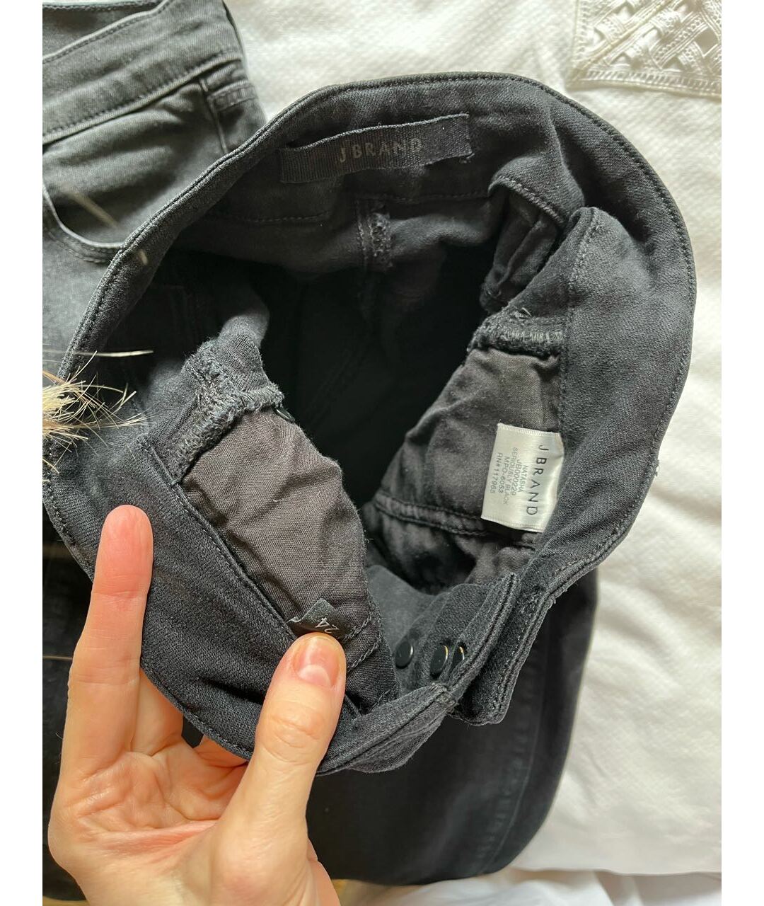 JBRAND Черные хлопковые джинсы слим, фото 3
