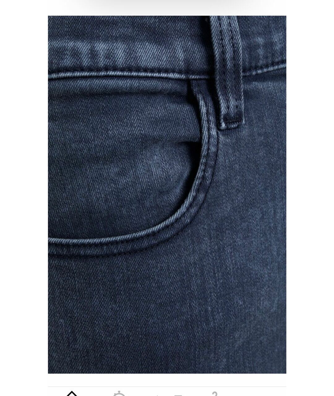 JBRAND Темно-синие хлопко-эластановые джинсы слим, фото 4