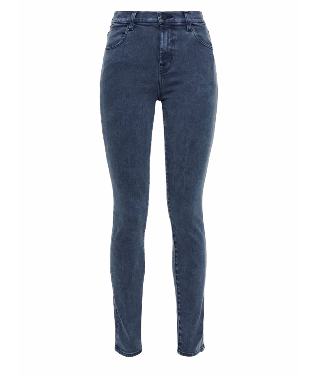 JBRAND Темно-синие хлопко-эластановые джинсы слим, фото 1