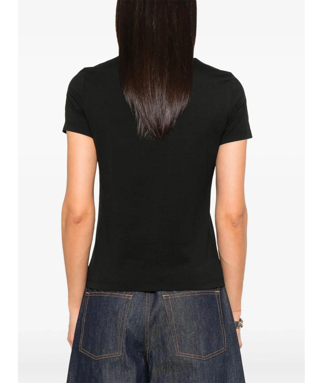 KENZO Черная хлопковая футболка, фото 4