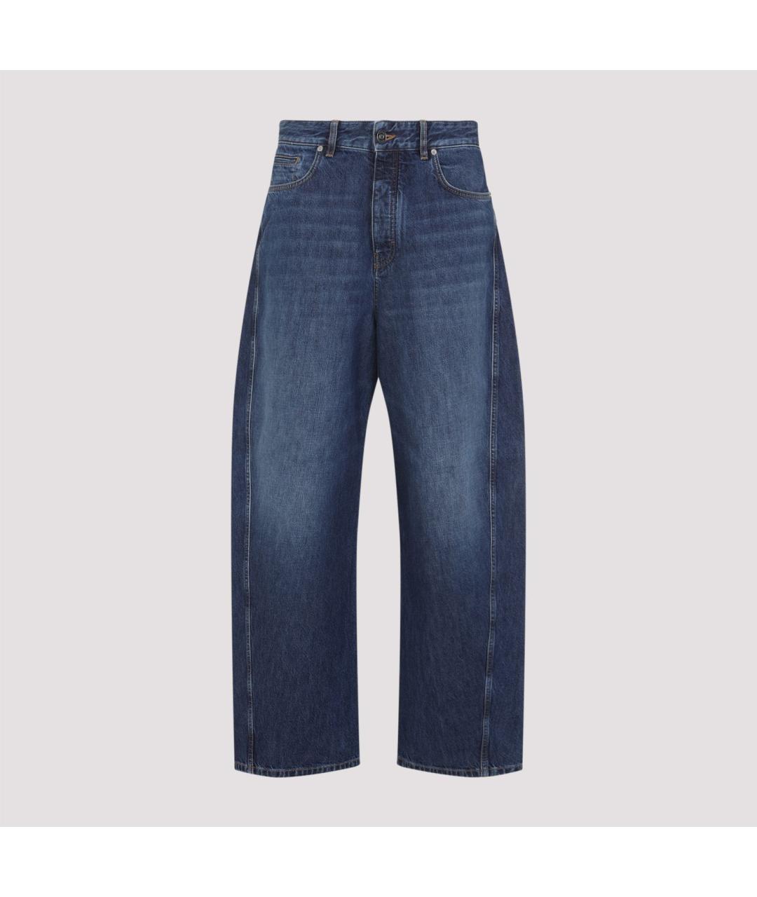 GIVENCHY Синие хлопковые прямые джинсы, фото 3