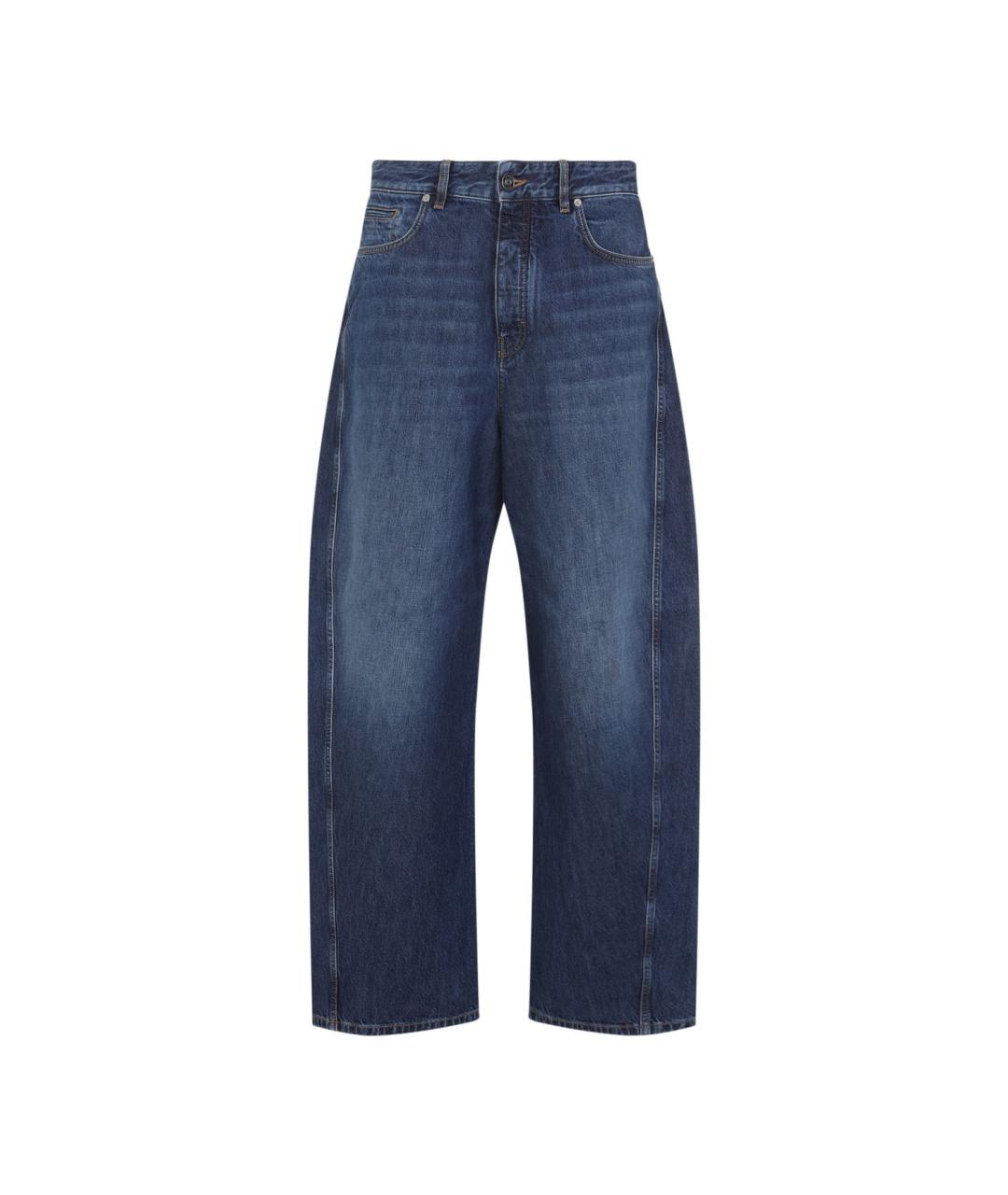 GIVENCHY Синие хлопковые прямые джинсы, фото 1