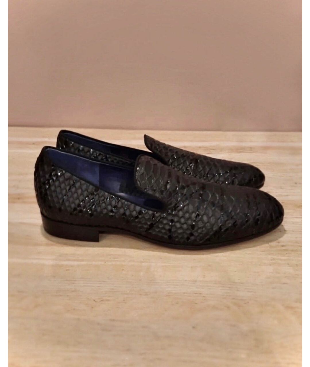 ALBERTO GOZZI Черные кожаные лоферы, фото 5