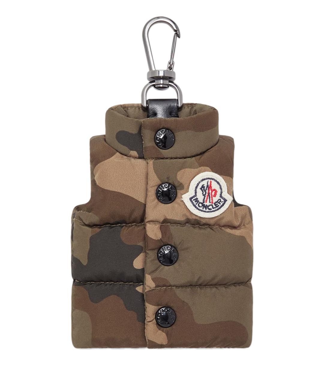 MONCLER Хаки брелок, фото 1