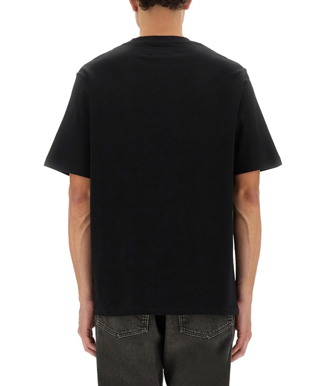 AMIRI Черная хлопковая футболка, фото 4