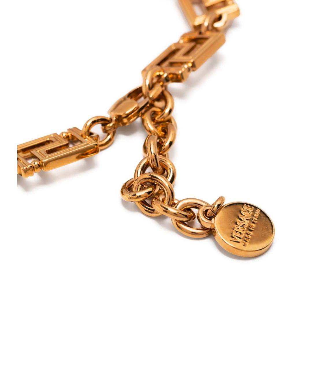VERSACE Золотой металлический браслет, фото 5